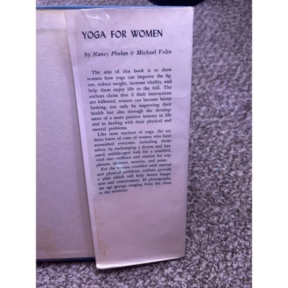 Yoga Over Forty Nancy Phelan Michael Volin Immune Muscle Hardcover Book Stay Sex